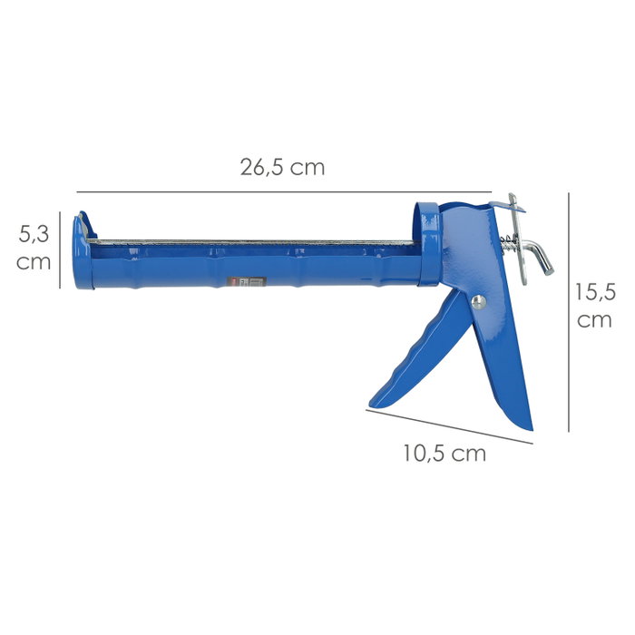 WOLFPACK LINEA PROFESIONAL Pistola Silicona Azul Basic