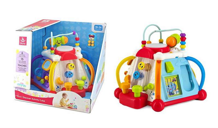 Hola Centre d'activités pour enfants avec lumières et sons