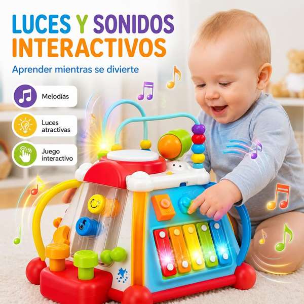 Hola Centre d'activités pour enfants avec lumières et sons
