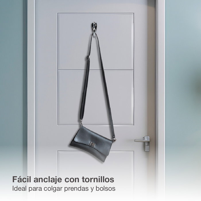 Hantums Percha colgador simple Cromado