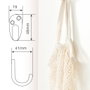Hantums Percha colgador simple Cromado