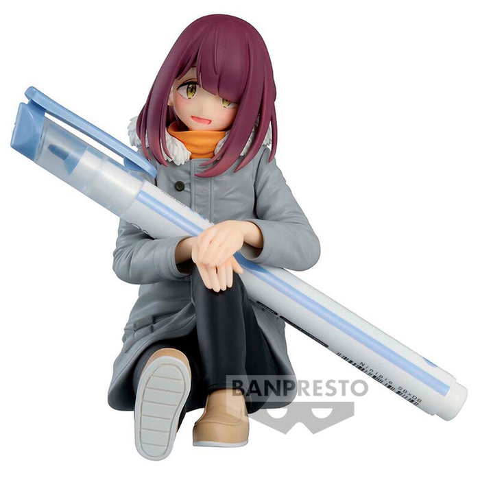 BANPRESTO Figura Ayano Toki Season 3 Laid-Back Camp - Statuette PVC Anime 10cm - Âge recommandé 15 ans et plus
