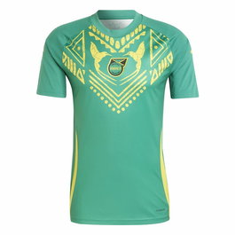T-shirt de foot Adidas Jamaica 2024 Pre Match Vert