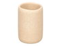 Berilo Vaso de bain en polirésine beige 8.5x8.5x10 cm (Set de 12)