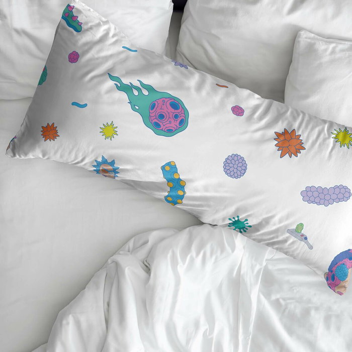 Taie d'oreiller Rick and Morty Wubba Lubba Multicouleur 175 Fils 45 x 125 cm Taie d'oreiller Rick and Morty Wubba Lubba Multicouleur 175 Fils 45 x 125 cm