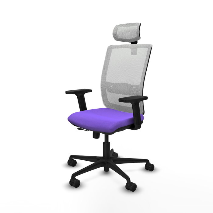 Piqueras Y Crespo Chaise de bureau Haches, Lila et Blanc Piqueras Y Crespo Chaise de bureau Haches, Lila et Blanc