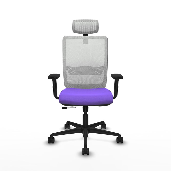 Piqueras Y Crespo Chaise de bureau Haches, Lila et Blanc Piqueras Y Crespo Chaise de bureau Haches, Lila et Blanc