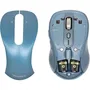 Yenkee Souris sans fil rechargeable YMS 2010BE avec Gyro, 6 boutons, DPI 1000-3200, Bluetooth 5.1 et USB 2,4 GHz, autonomie 450h