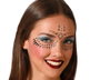 Tatouage Facial Noir avec Design Tribal Ethnique