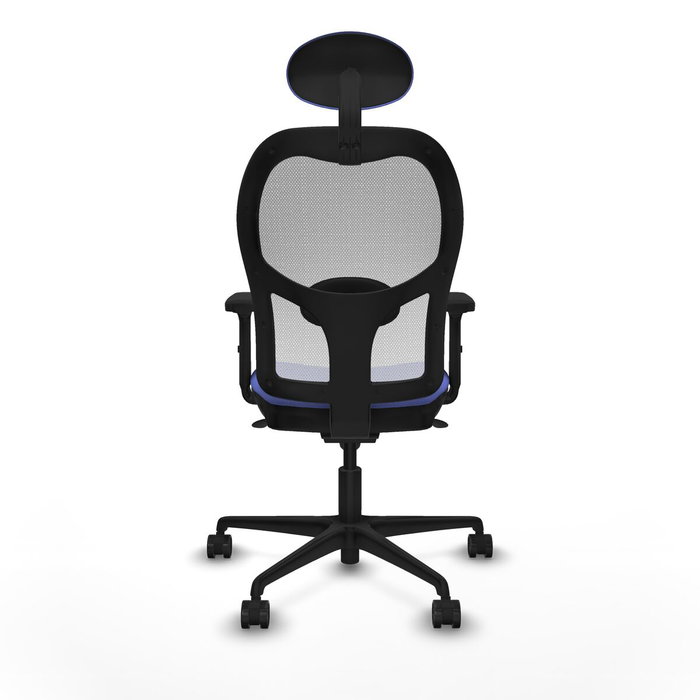 Piqueras y Crespo Chaise de Bureau avec Appui-tête 2D036N1 Bleu clair