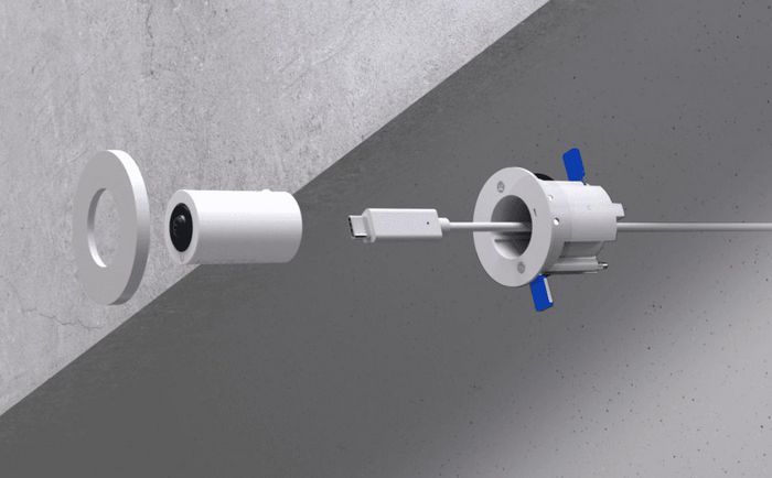 Ubiquiti - Objectif caméra 360 degrés, 8 MP, capteur 1/1.8", ultra grand-angle, performance basse lumière, pour montage plafond/mur Ubiquiti - Objectif caméra 360 degrés, 8 MP, capteur 1/1.8", ultra grand-angle, performance basse lumière, pour montage plafond/mur