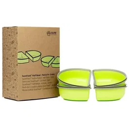 Sureflap Lot de 2 demi-bols SureFeed - Vert
