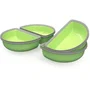 Sureflap Lot de 2 demi-bols SureFeed - Vert