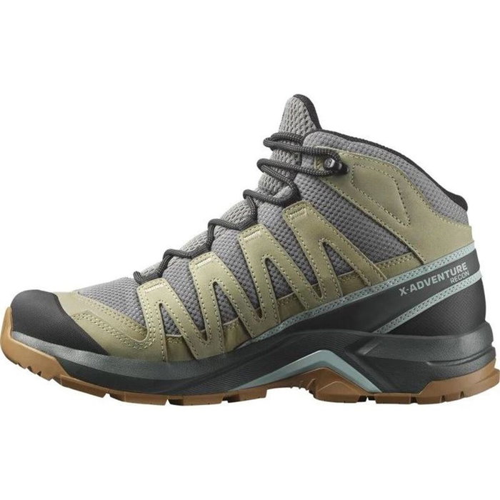 Chaussures de marche pour homme Salomon X-Adventure Recon Mid Olive Gris foncé XL