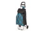 KINVARA Chariot de courses 2 roues motif losanges Vert