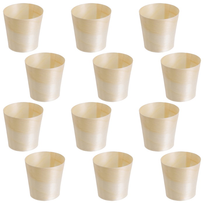 Saveur et Degustation Lot de 12 verres à apéritif en pin