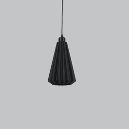 LINDOR Suspension Lindor Noir/Rosace Noire/Câble Noir E27