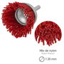 WOLFPACK LINEA PROFESIONAL Brosse en nylon coupelle Ø 75 mm tige 1/4 de pouce