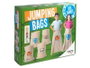 Cayro - Jeu de sacs de saut Jumping Bags, sac de boxe gonflable pour enfants - 4 sacs inclus (70x55 cm) - Version multilingue