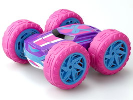 Bizak Exost 360 Cross Amazone Voiture Radiocommandée 360°, Double Carrosserie, LED, Âge 5+, Vert et Noir