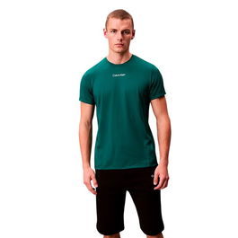T-shirt à manches courtes homme Calvin Klein Olive 18-20 Ans