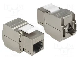 DELOCK Module RJ45 Keystone Cat 6 Argent
