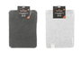 Kinvara Set de 4 Sets de Table Rectangulaire Assortis Gris Clair et Foncé 33x48 cm (Set de 12)