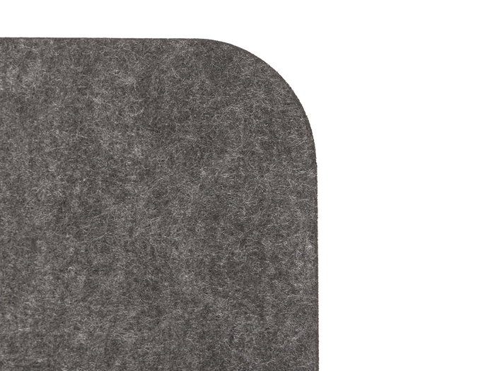 Kinvara Set de 4 Sets de Table Rectangulaire Assortis Gris Clair et Foncé 33x48 cm (Set de 12)