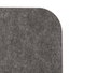 Kinvara Set de 4 Sets de Table Rectangulaire Assortis Gris Clair et Foncé 33x48 cm (Set de 12)