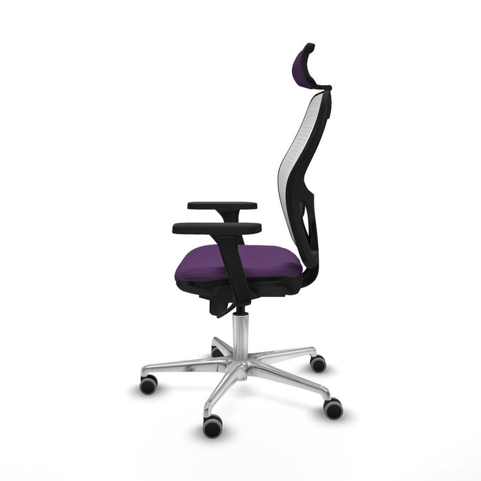 Piqueras y Crespo 3D086G2 Chaise de Bureau avec Appui-tête Violet