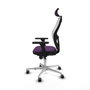Piqueras y Crespo 3D086G2 Chaise de Bureau avec Appui-tête Violet