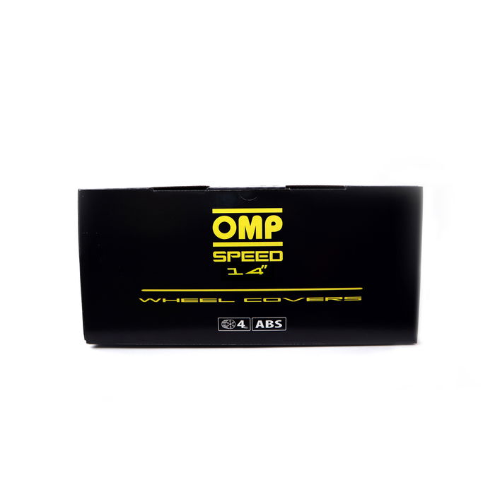 Omp OMPS07021401 Jeu de 4 Enjoliveurs Stinger 14 Pouces Noir