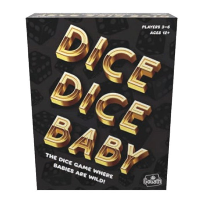 Goliath Dice Dice Baby Jeu de Plateau Dés PEGI 12 3-6 Joueurs Goliath Dice Dice Baby Jeu de Plateau Dés PEGI 12 3-6 Joueurs
