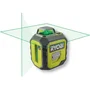 Ryobi RB360GLL Laser de nivellement 360° vert, portée 25 m, précision +/- 0,5 mm, avec pochette et piles