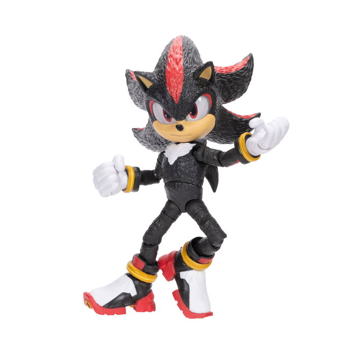 JAKKS PACIFIC - Figurine articulée Shadow (Sonic) 3 - 12.5 cm - en vinyle JAKKS PACIFIC - Figurine articulée Shadow (Sonic) 3 - 12.5 cm - en vinyle