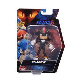 JAKKS PACIFIC - Figurine articulée Shadow (Sonic) 3 - 12.5 cm - en vinyle