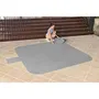 Bestway - Tapis de sol pour spa carré ou rond Lay-Z-Spa 196 x 196 cm - Isolation améliorée, protection durable, couleur grise