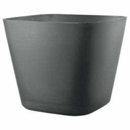 Deroma Pot de fleurs carré Origin - 28 x 23,5 cm - 12 L - Gris