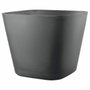 Deroma Pot de fleurs carré Origin - 28 x 23,5 cm - 12 L - Gris