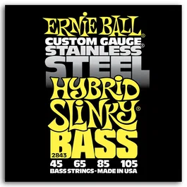 ERNIEBALL Set Bajo Slinky S.Steel Hybrid 45-105