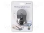 GEMBIRD MUSW-6B-01 Souris sans fil optique 6 boutons noir et argent