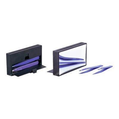 Bifull Kit d'épilation avec miroir 10X et 2 pinces Bifull Kit d'épilation avec miroir 10X et 2 pinces
