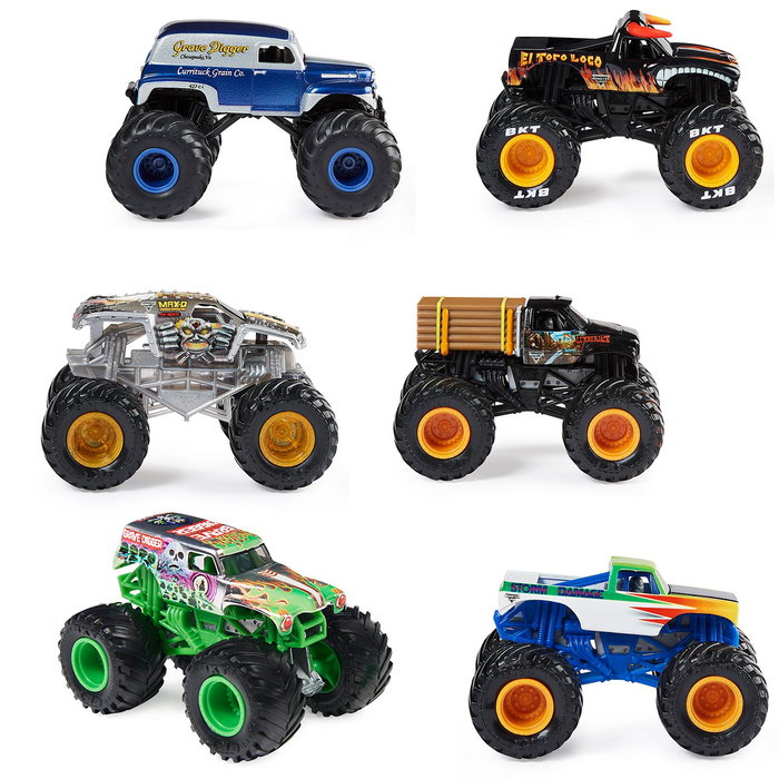 Monster Jam - Surtido de véhicules die-cast à l'échelle 1:64 - Jouet de collection en métal - Spin Master - Réf. 6044941 Monster Jam - Surtido de véhicules die-cast à l'échelle 1:64 - Jouet de collection en métal - Spin Master - Réf. 6044941