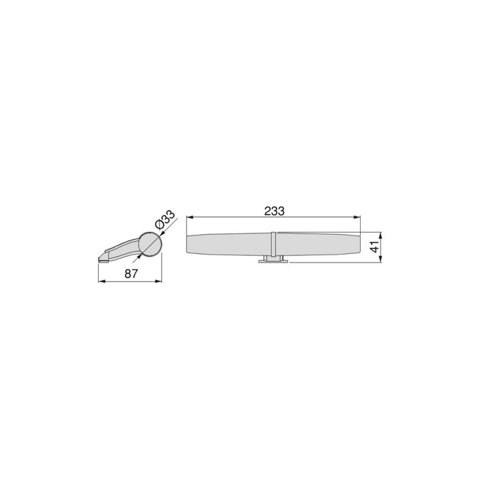 Emuca Spot LED Gemini Chromé pour miroir de salle de bain