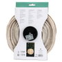 Outfit Lanterne solaire LED, 25x25 cm, H.24-50 cm