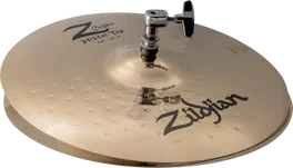 Zildjian Hi-Hat 14" Z Custom Par Zildjian - Paire de Cymbales B20 Bronze pour Batterie
