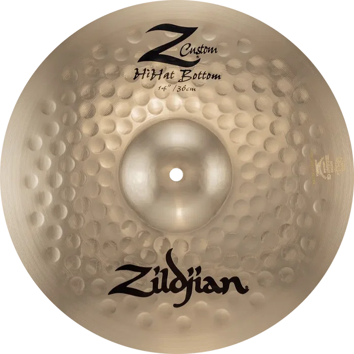 Zildjian Hi-Hat 14" Z Custom Par Zildjian - Paire de Cymbales B20 Bronze pour Batterie