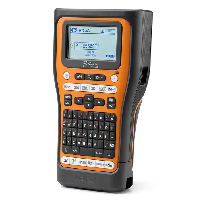 Brother P-touch E560BTVP Rotulador Industrial avec Bluetooth 5.0, Écran LCD 3 Lignes, Coup Automatique, Kit Professionnel Batería Li-ion Maletin Cintas Incluidas Brother P-touch E560BTVP Rotulador Industrial avec Bluetooth 5.0, Écran LCD 3 Lignes, Coup Automatique, Kit Professionnel Batería Li-ion Maletin Cintas Incluidas