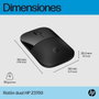 HP Z3700 Souris sans fil dual mode noir