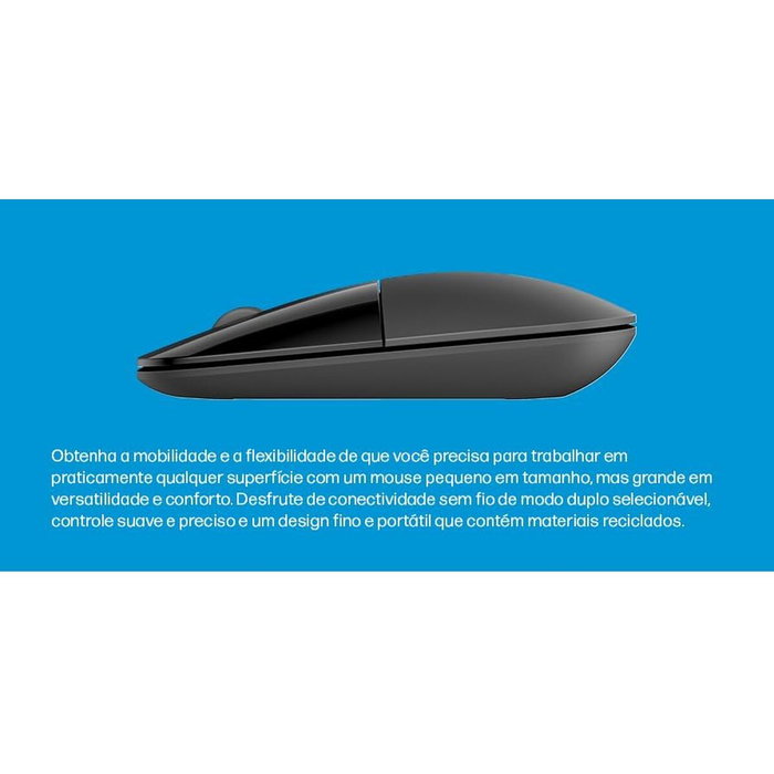 HP Z3700 Souris sans fil dual mode noir